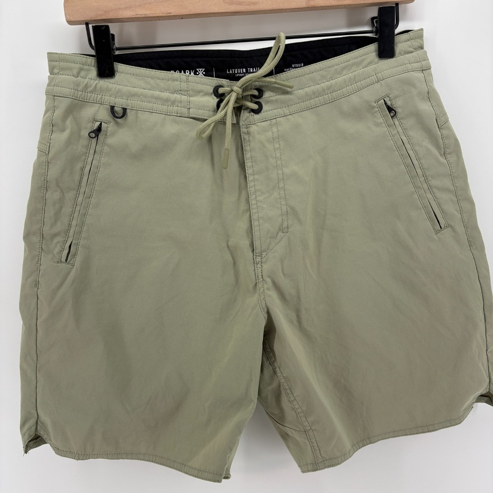 Roark Shorts Mens 30 Green Layover Trail 2.0 Hybrid Hiking Outdoors RS364